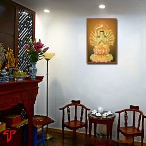 Tranh phật giáo chuẩn đề bồ tát